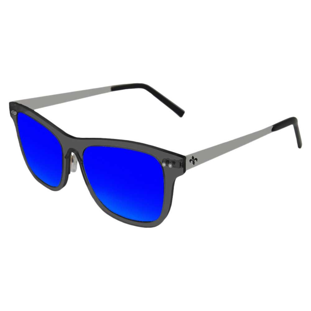 Lenoir Eyewear Ferrand Sonnenbrille Revo Blue/CAT3 Matte Black Transparent günstig online kaufen