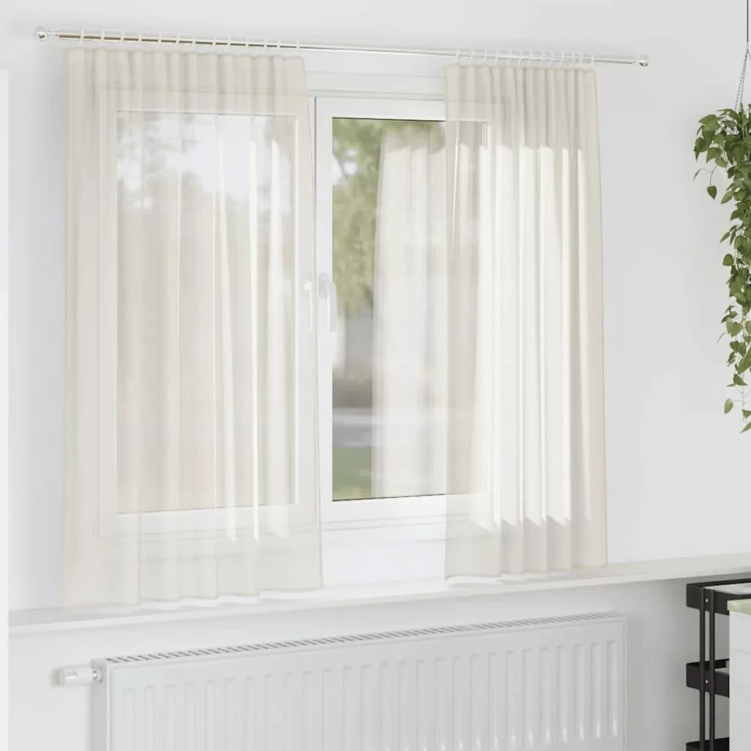 vidaXL Vorhang, Voile Vorhänge mit Lasche günstig online kaufen