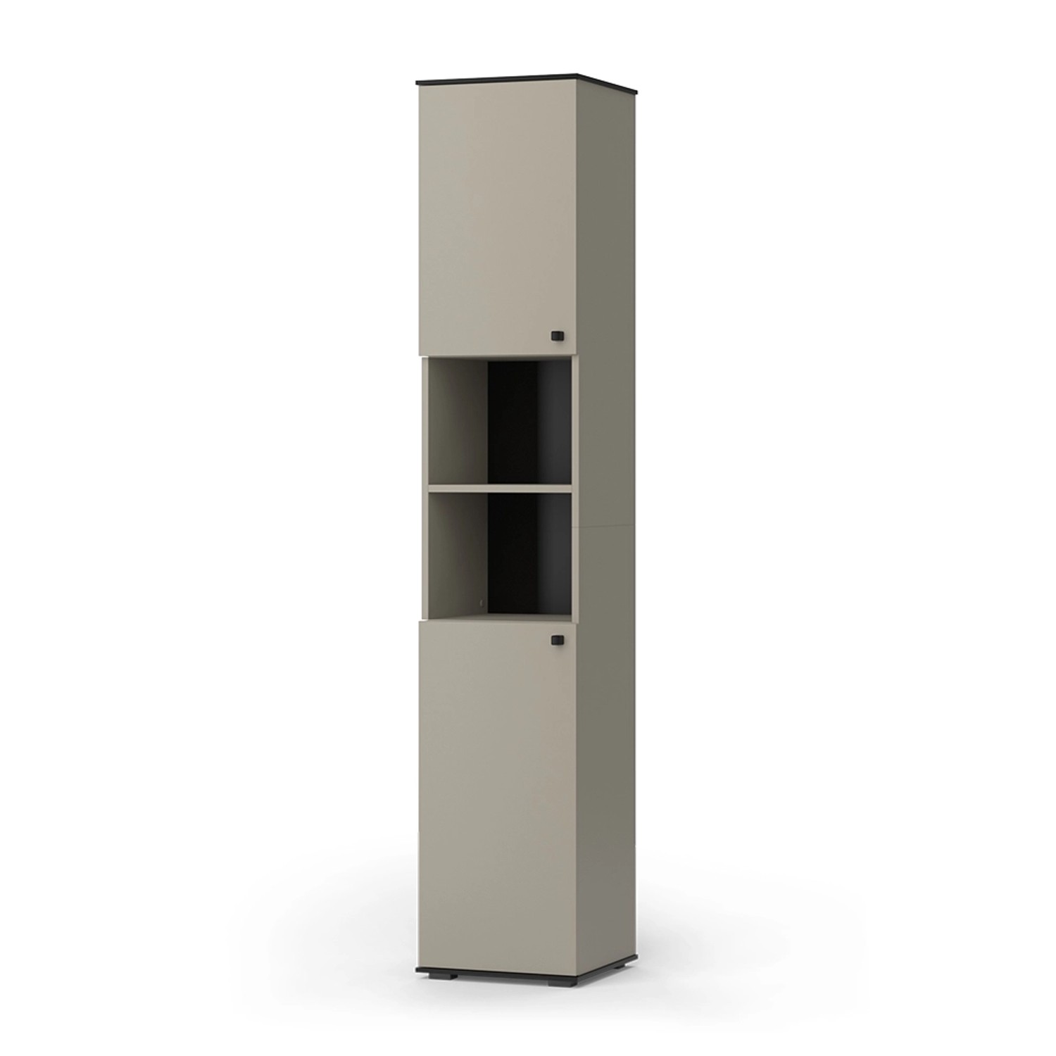 Vicco Badschrank Joli Greige 37 x 192 cm mit 2 Türen günstig online kaufen