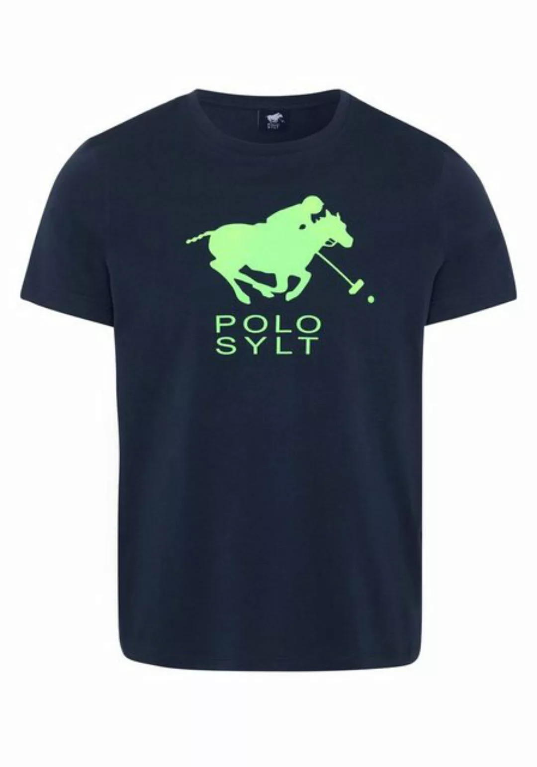 Polo Sylt Print-Shirt mit gedrucktem Logo-Symbol günstig online kaufen