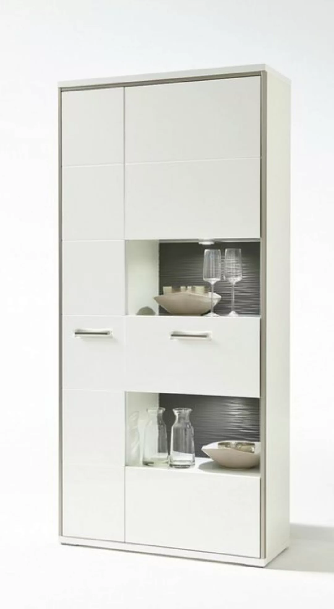 MCA furniture Vitrine 94 x 201 x 38 cm (B/H/T) günstig online kaufen