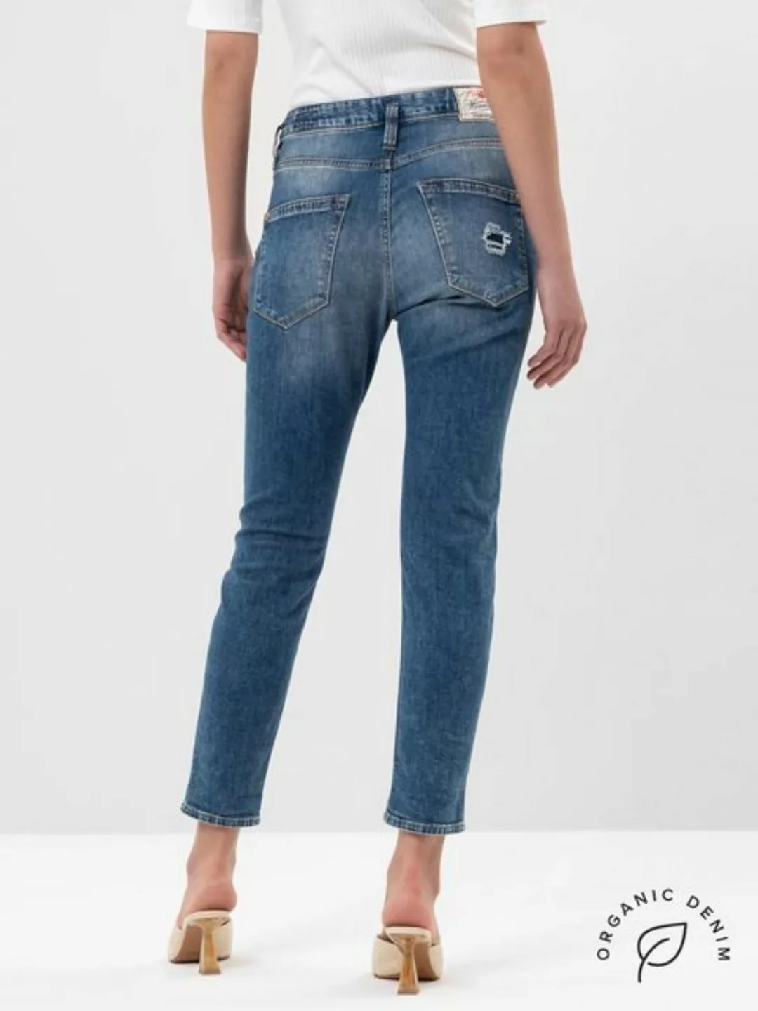 Herrlicher 7/8-Jeans Shyra Cropped Organic Denim Cashmere, Fit: Boyfriend günstig online kaufen