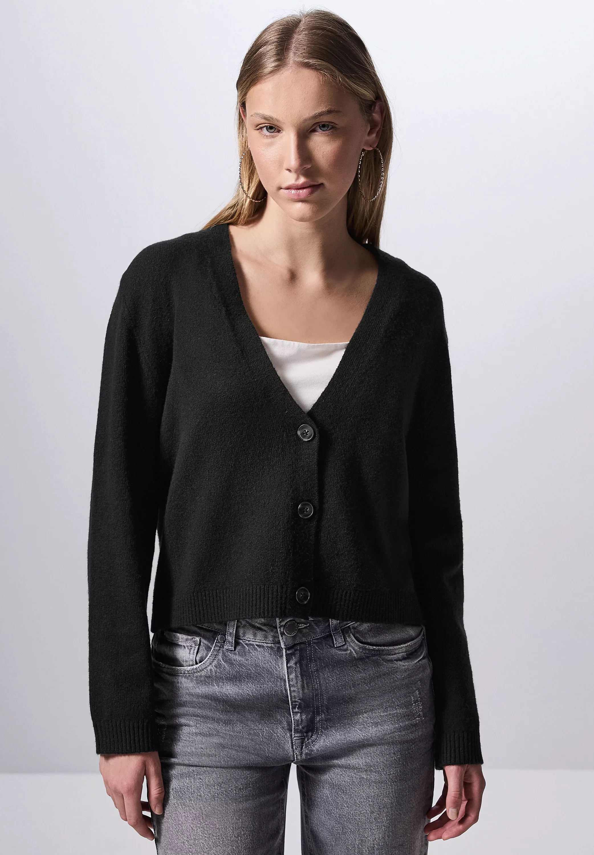 STREET ONE STUDIO Cardigan, mit Knopfleiste günstig online kaufen