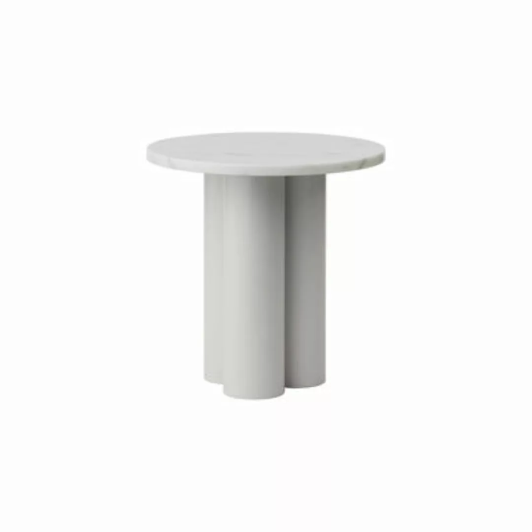 Beistelltisch Dit stein weiß / Marmor - Ø 40 x H 40 cm - Normann Copenhagen günstig online kaufen