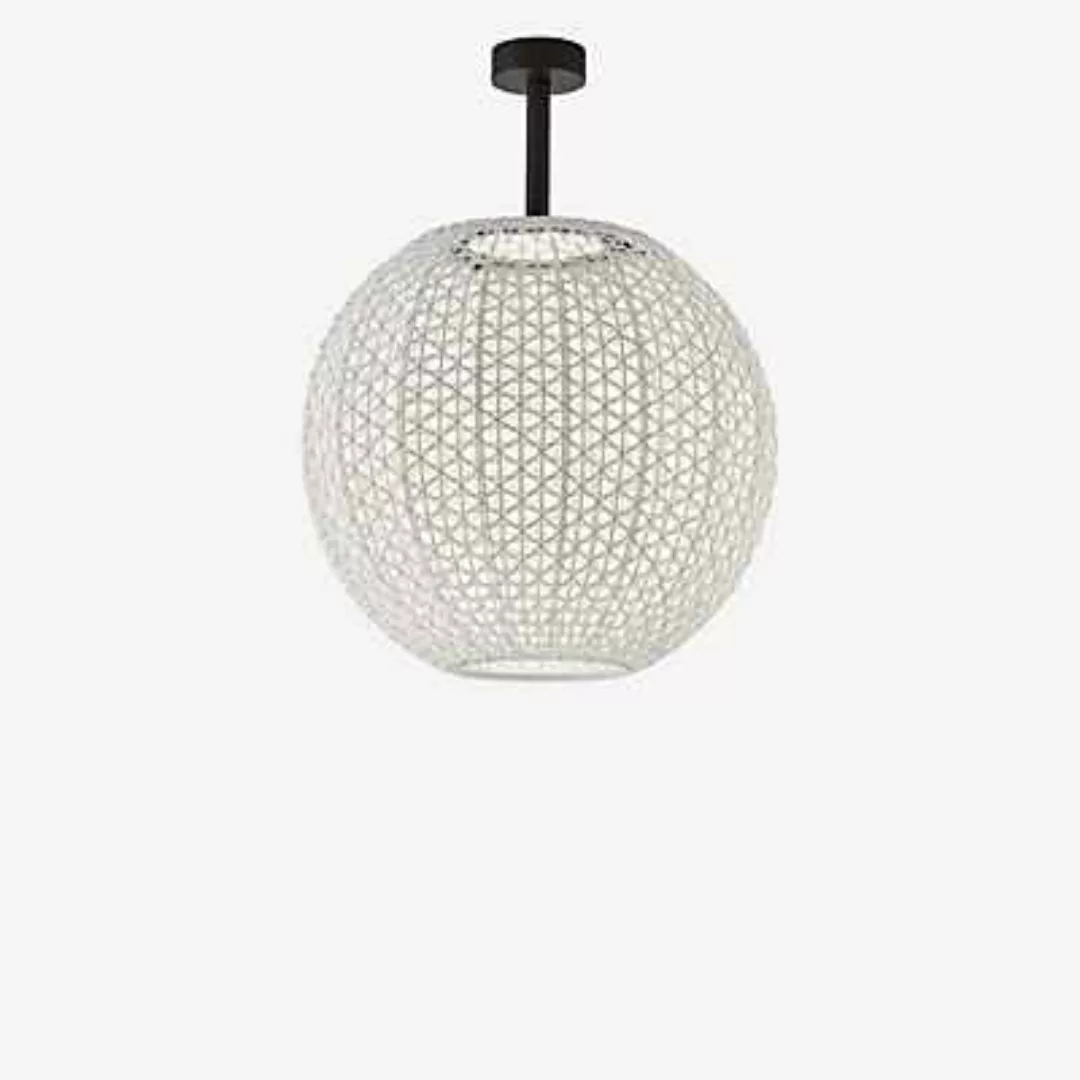Bover Nans Sphere PF/60 LED-Außendeckenlampe beige günstig online kaufen