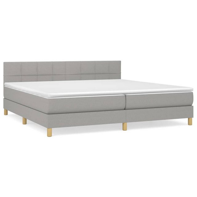 vidaXL Boxspringbett Bett Boxspringbett mit Matratze und LED Stoff (200 x 2 günstig online kaufen