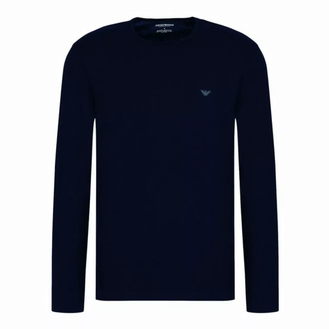 Emporio Armani Langarmshirt Crew Neck T-Shirt L/Sleeve mit Markenlogo auf d günstig online kaufen