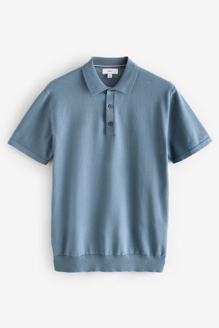 Next Poloshirt Kurzärmeliges Strick-Polohemd, Regular Fit (1-tlg) günstig online kaufen