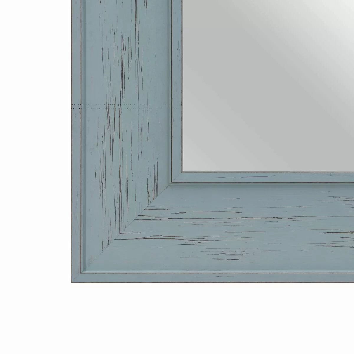 Wandspiegel 66 X 2 X 86 Cm Blau Holz günstig online kaufen