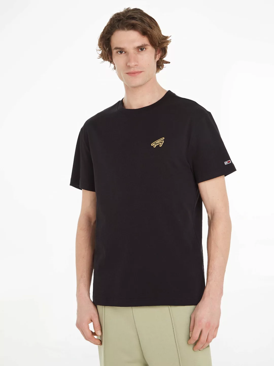 Tommy Jeans T-Shirt "TJM CLSC GOLD SIGNATURE TEE" günstig online kaufen