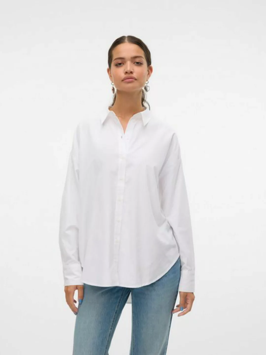 Vero Moda Langarmbluse "VMFANNI LS SHIRT WVN GA NOOS" günstig online kaufen