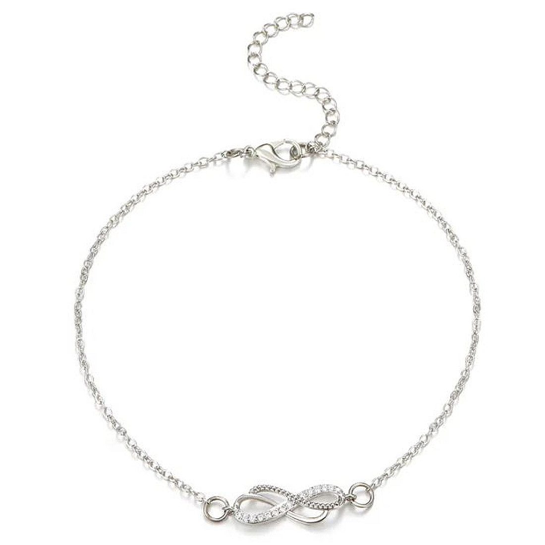 KARMA Fußkette Fußkettchen Infinity silber, gold günstig online kaufen