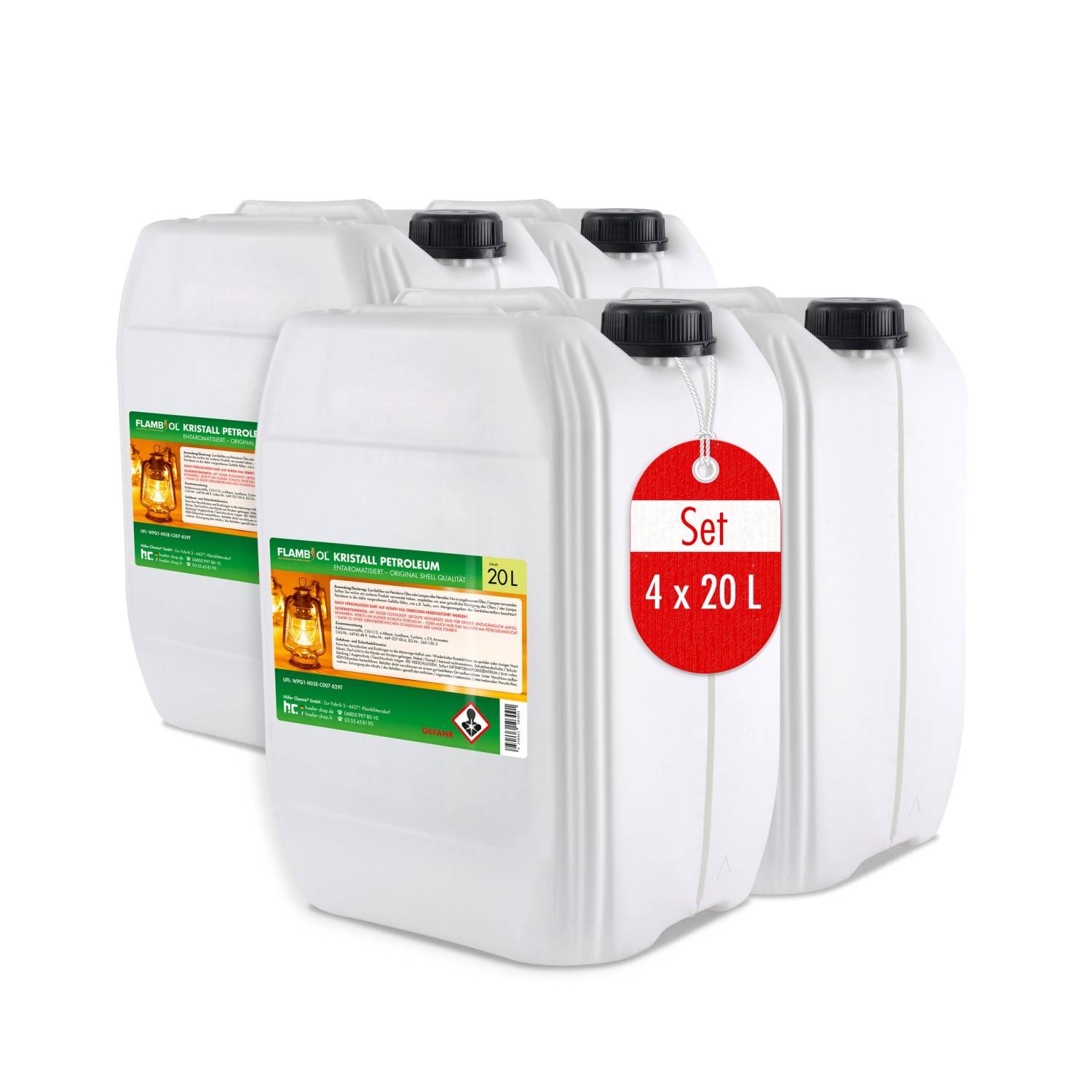 Flambiol Petroleum Heizöl 4 x 20l günstig online kaufen