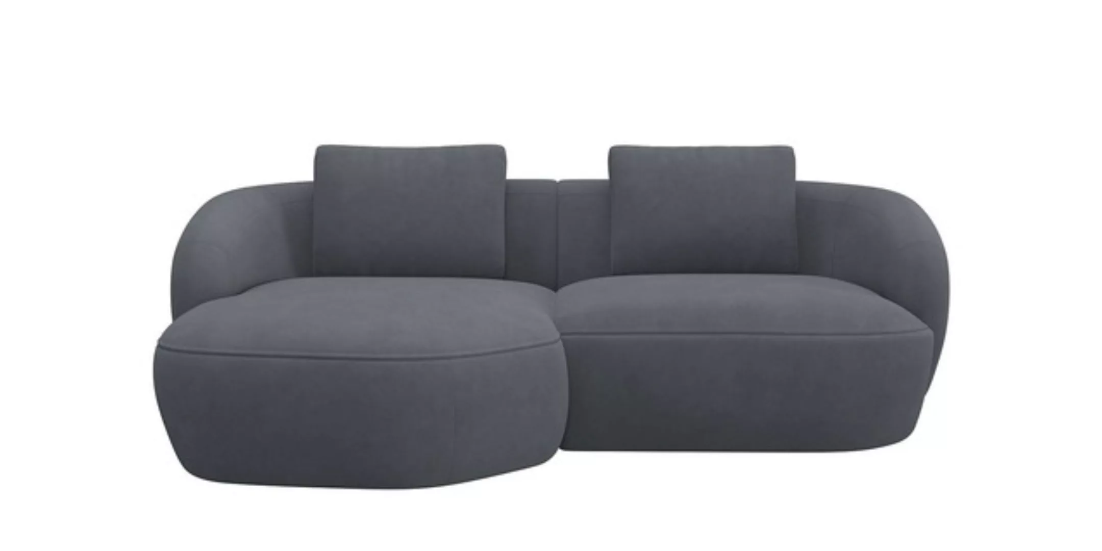 FLEXLUX Wohnlandschaft »Torino, rund, L-Form, Sofa-Ecke mit Recamiere, Long günstig online kaufen