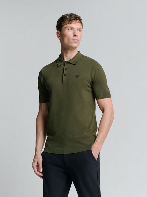 No Excess Half Zip Poloshirt Olivgrün - Größe XXL günstig online kaufen