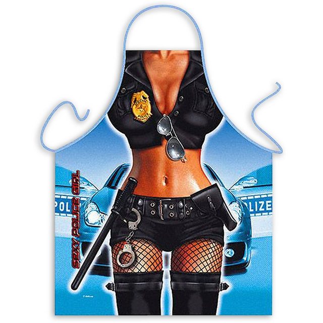 ITATI T-Shirt Kochschürze Sexy Police Girl günstig online kaufen