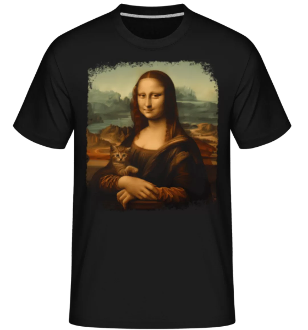 Mona Lisa Katze · Shirtinator Männer T-Shirt günstig online kaufen