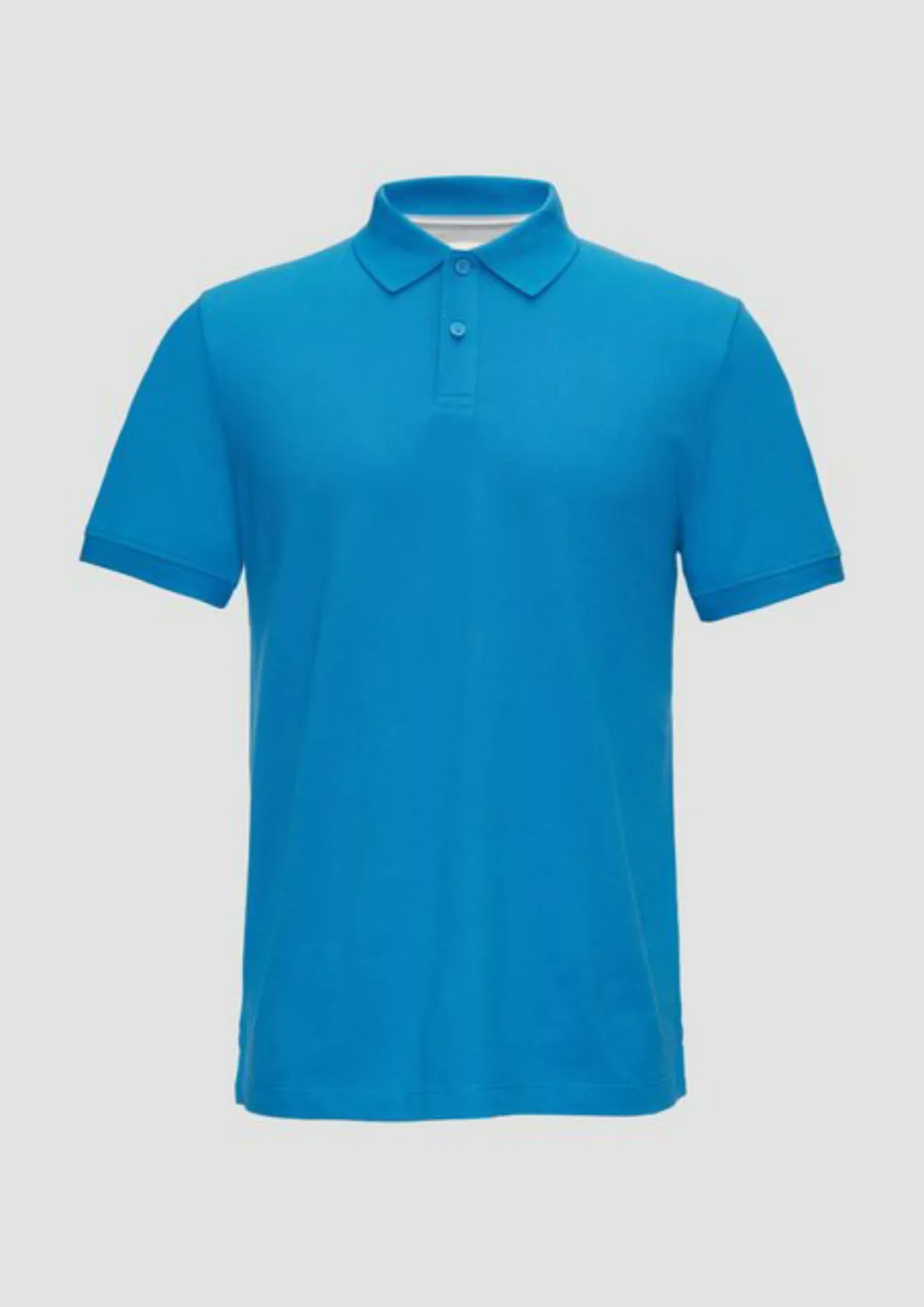 s.Oliver Kurzarmshirt Poloshirt aus Baumwollpiqué Stickerei günstig online kaufen