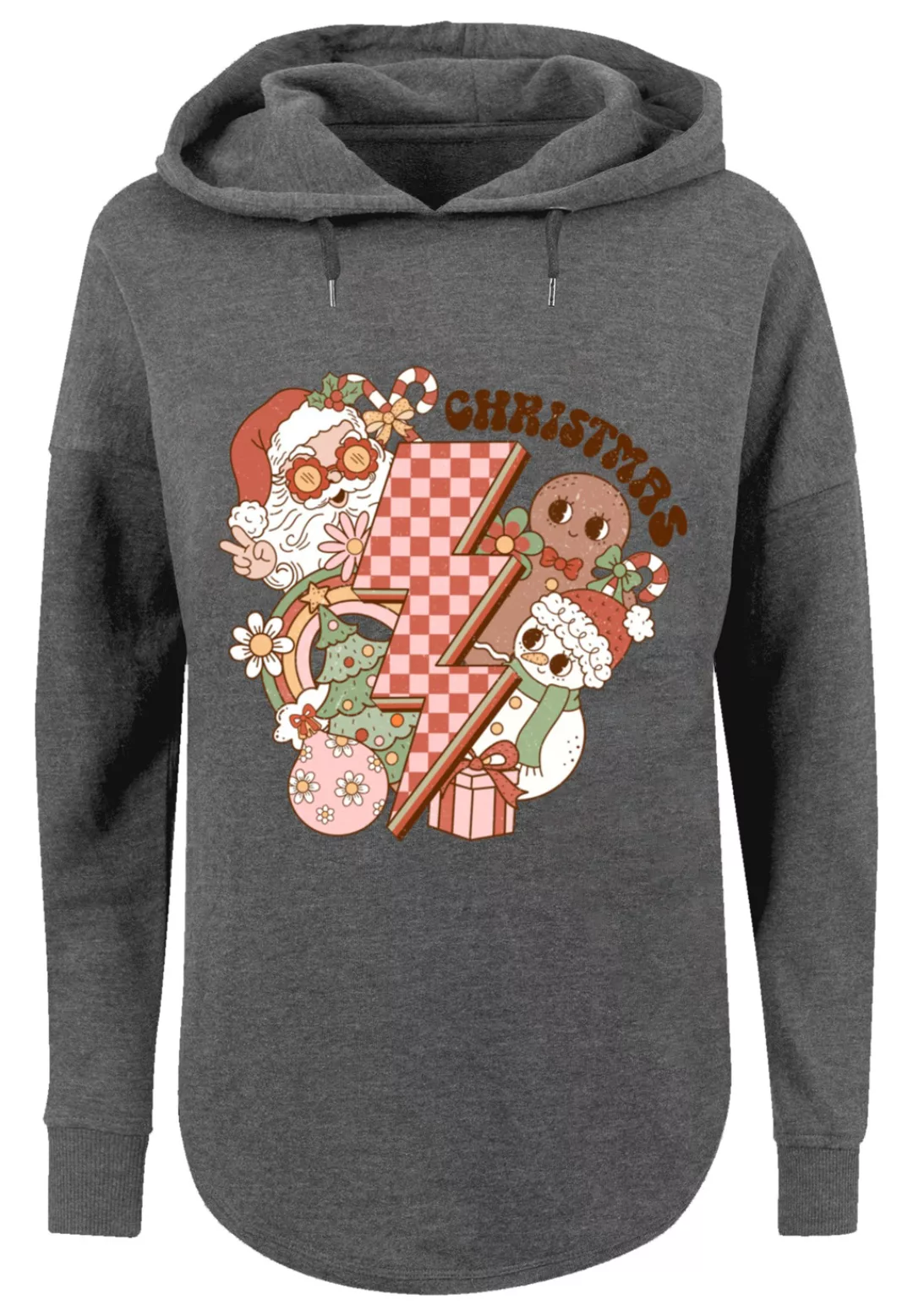 F4NT4STIC Kapuzenpullover "Groovy Weihnachten Flash Cozy Vibes", Premium Qu günstig online kaufen