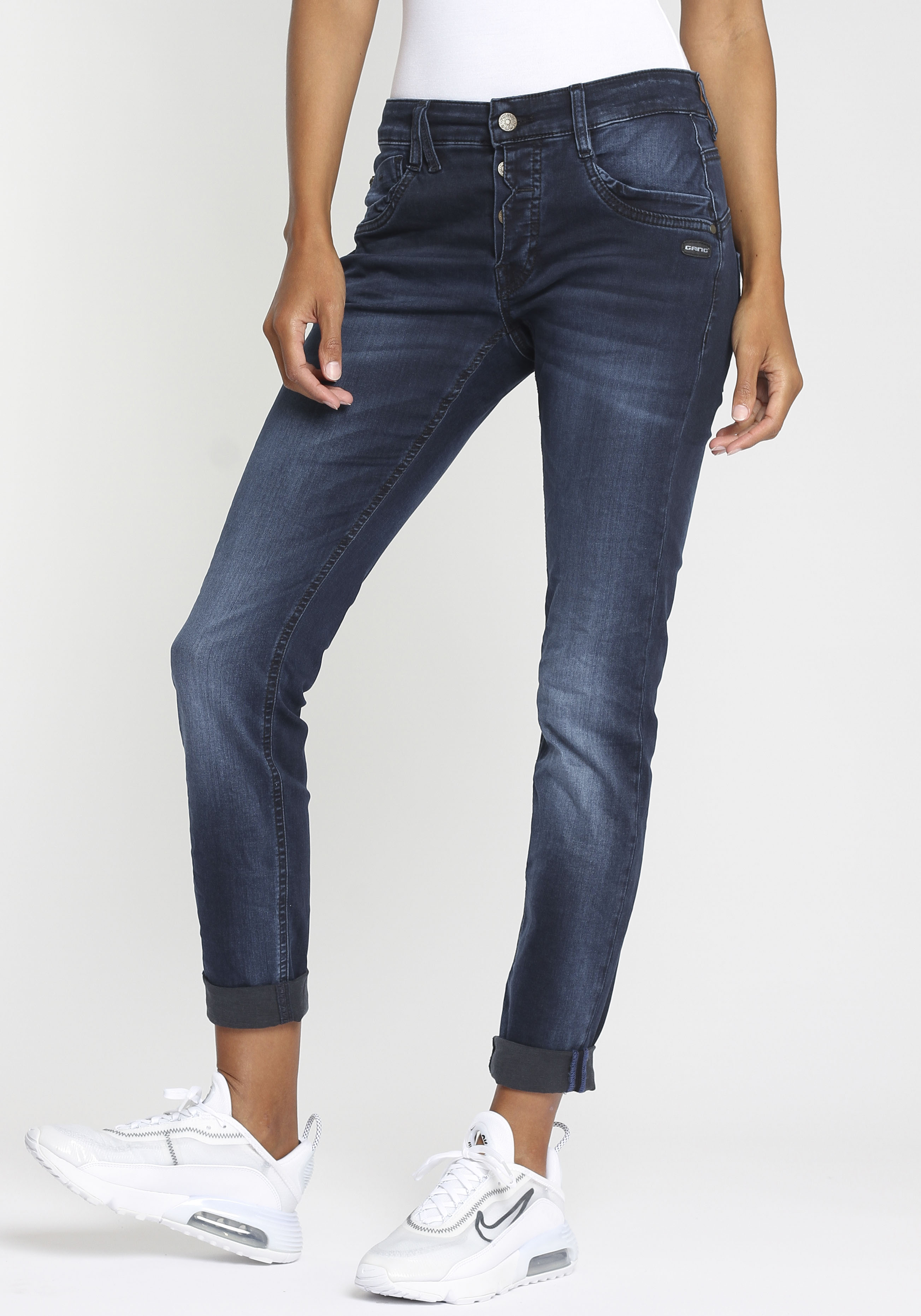GANG Relax-fit-Jeans "94GERDA", elastische Denimqualität für hohen Tragekom günstig online kaufen