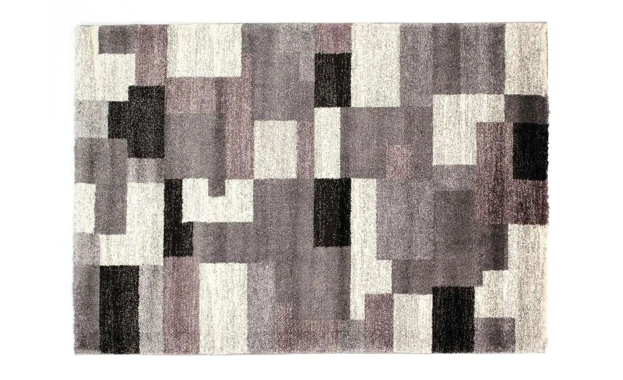 Kurzflorteppich   ¦ grau ¦ Synthetische Fasern ¦ Maße (cm): B: 160 H: 2 Tep günstig online kaufen