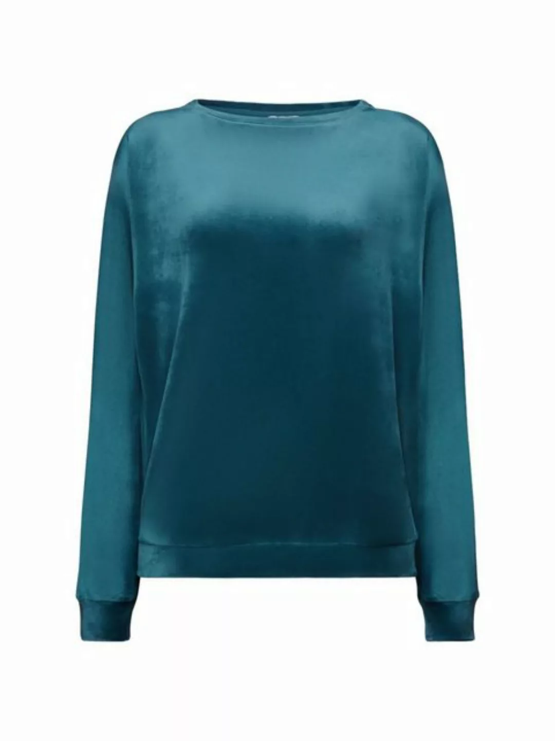 Esprit Pyjamaoberteil Loungewear-Sweatshirt aus Samt günstig online kaufen
