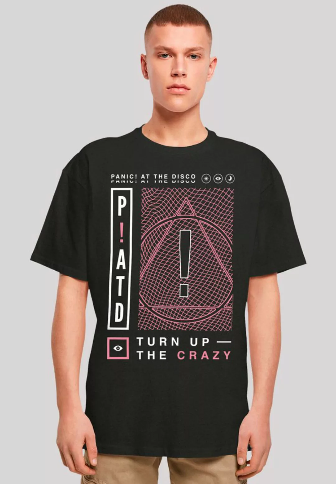 F4NT4STIC T-Shirt "Panic At The Disco Turn Up The Crazy", Premium Qualität günstig online kaufen