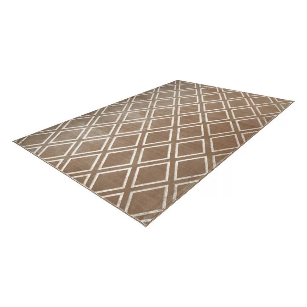 360Living Teppich Monroe taupe B/L: ca. 80x150 cm günstig online kaufen