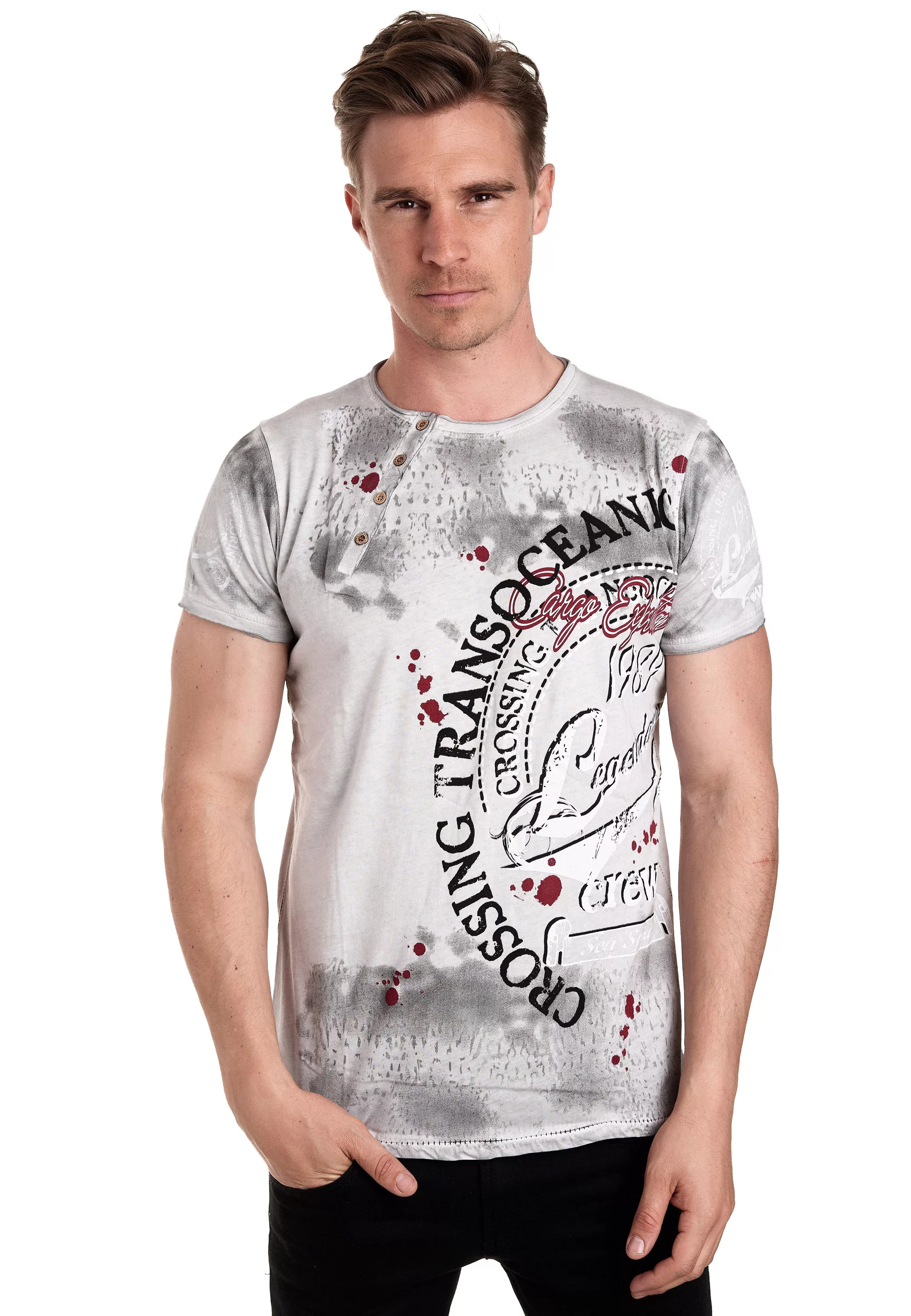 Rusty Neal T-Shirt, mit plakativem Frontprint günstig online kaufen