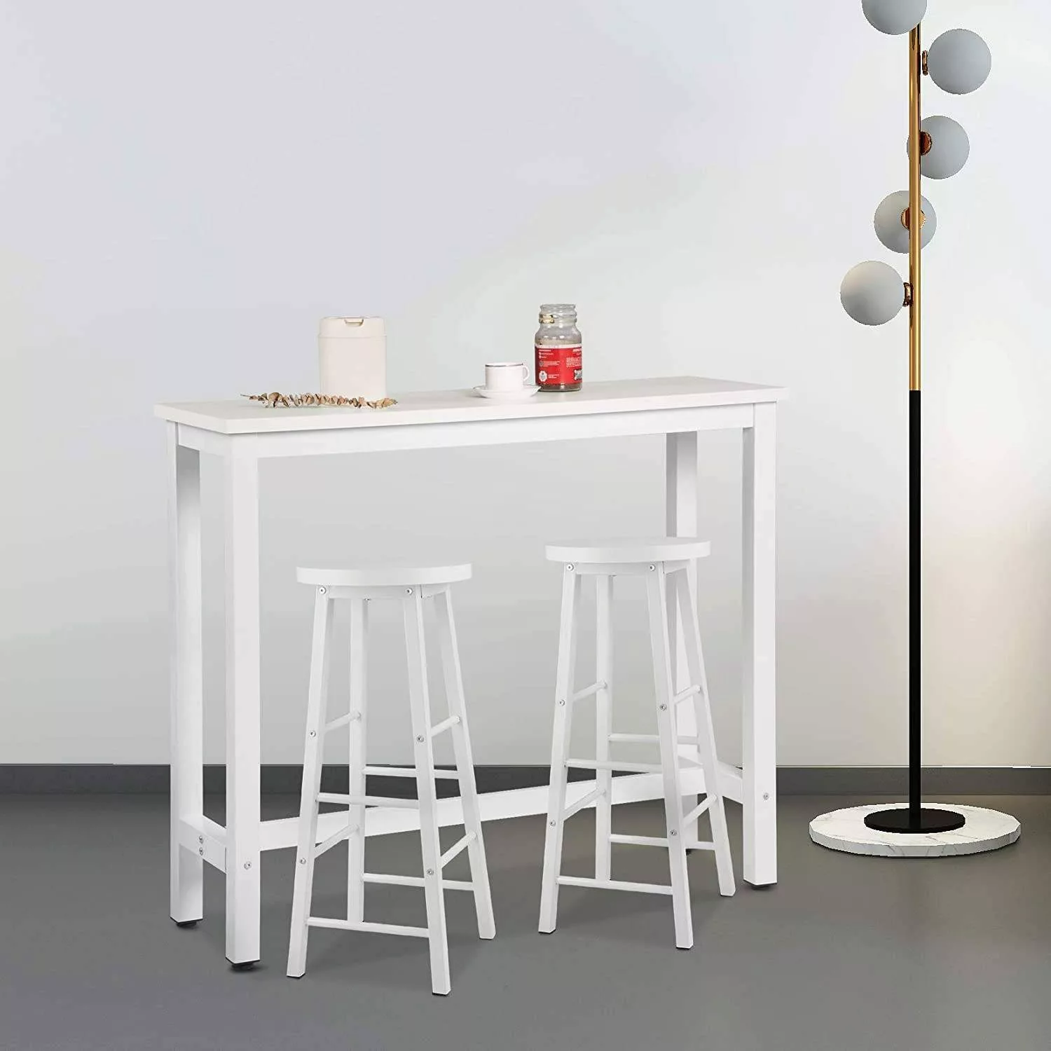 Woltu Bartisch, 1x Bartisch+2x Barhocker Set günstig online kaufen