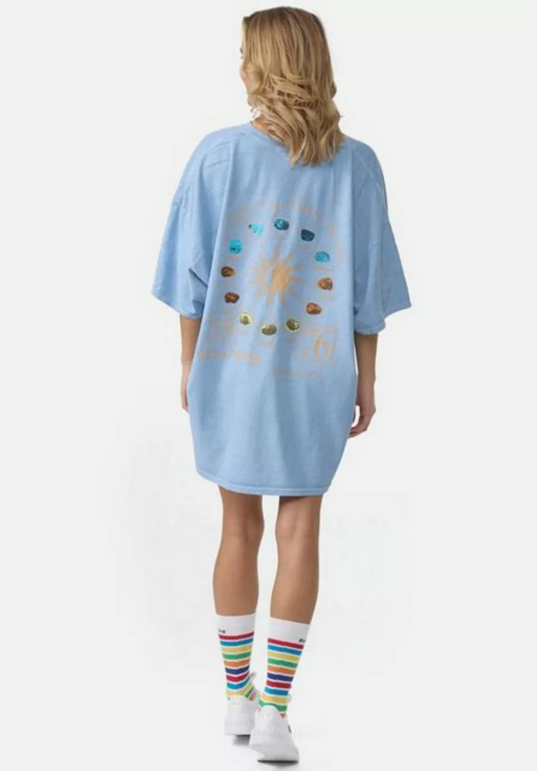 Worldclassca T-Shirt Worldclassca Oversized Print T-Shirt lang Tee Sommer O günstig online kaufen