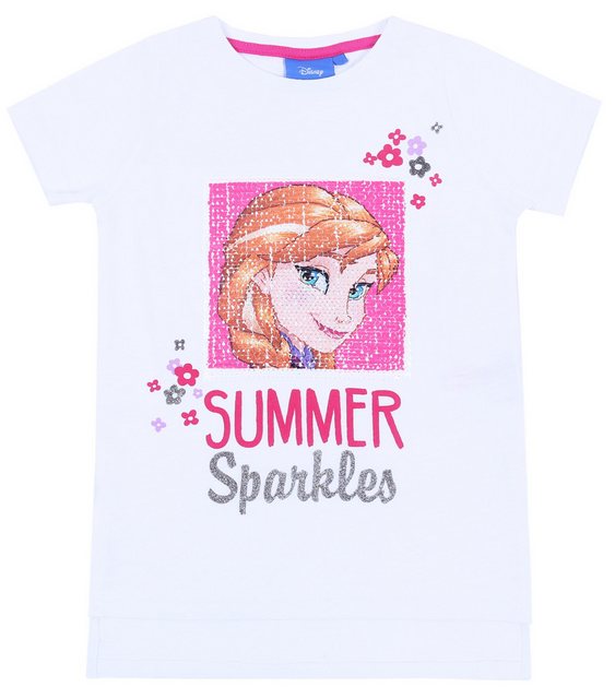 Sarcia.eu Kurzarmbluse Weißes T-Shirt Anna Elsa DIE EISKÖNIGIN FROZEN 6-7 J günstig online kaufen