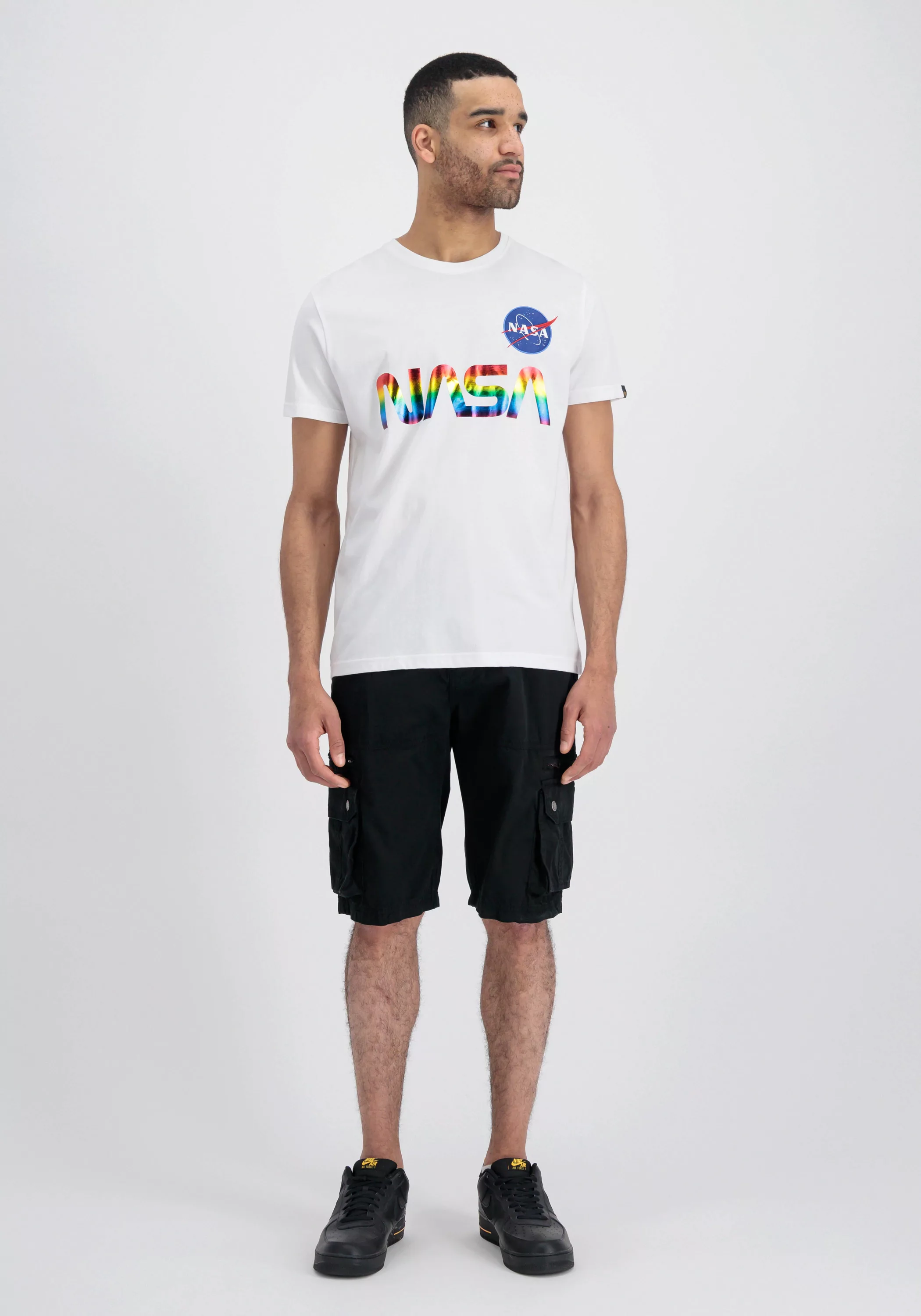 Alpha Industries T-Shirt "ALPHA INDUSTRIES Men - T-Shirts NASA Refl. T Meta günstig online kaufen