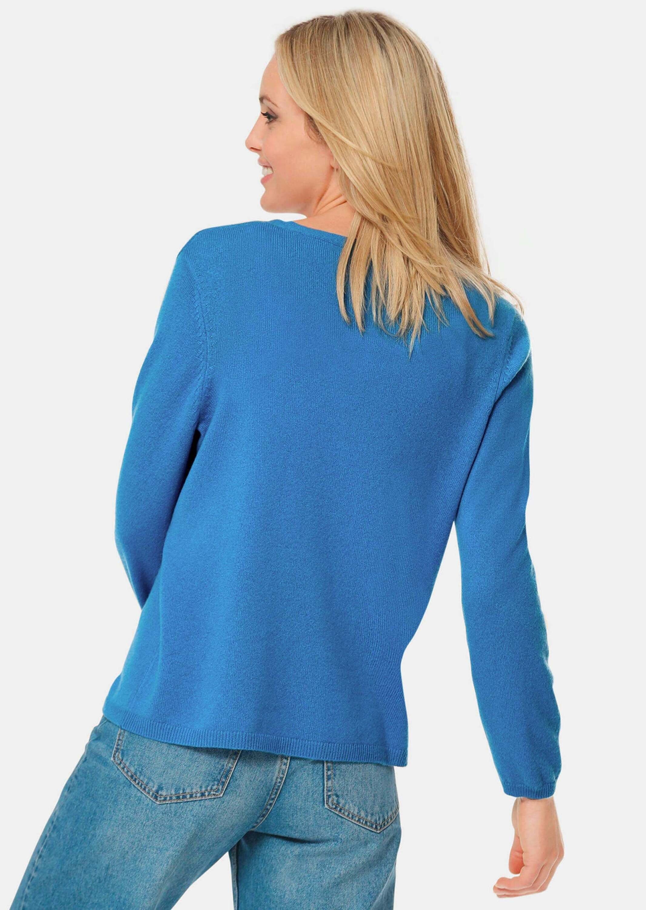 GOLDNER Strickjacke Weiche Kaschmirstrickjacke mit V-Ausschnitt günstig online kaufen