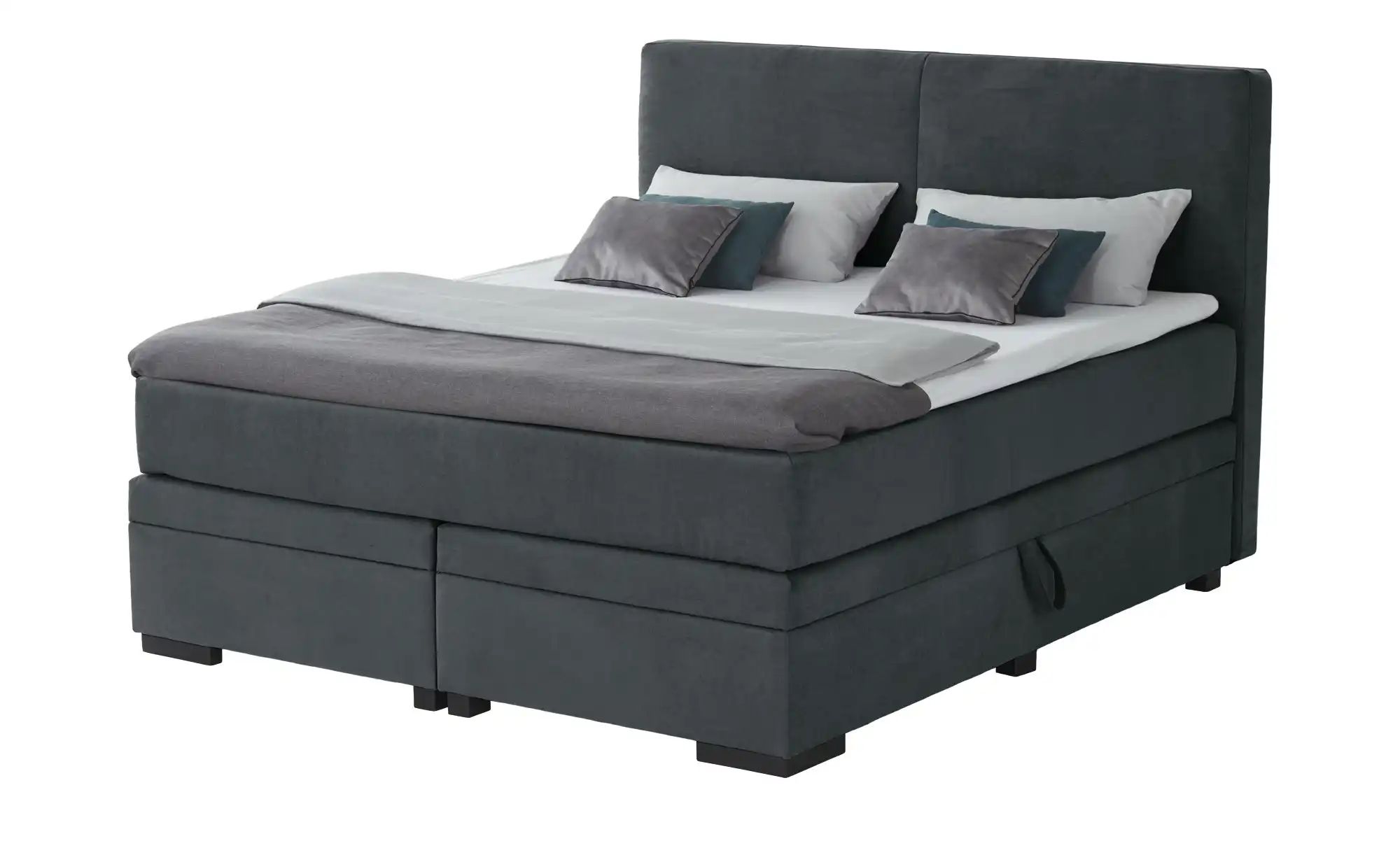 Boxi Boxspringbett mit Bettkasten Boxi Classic ¦ grau ¦ Maße (cm): B: 180 H günstig online kaufen