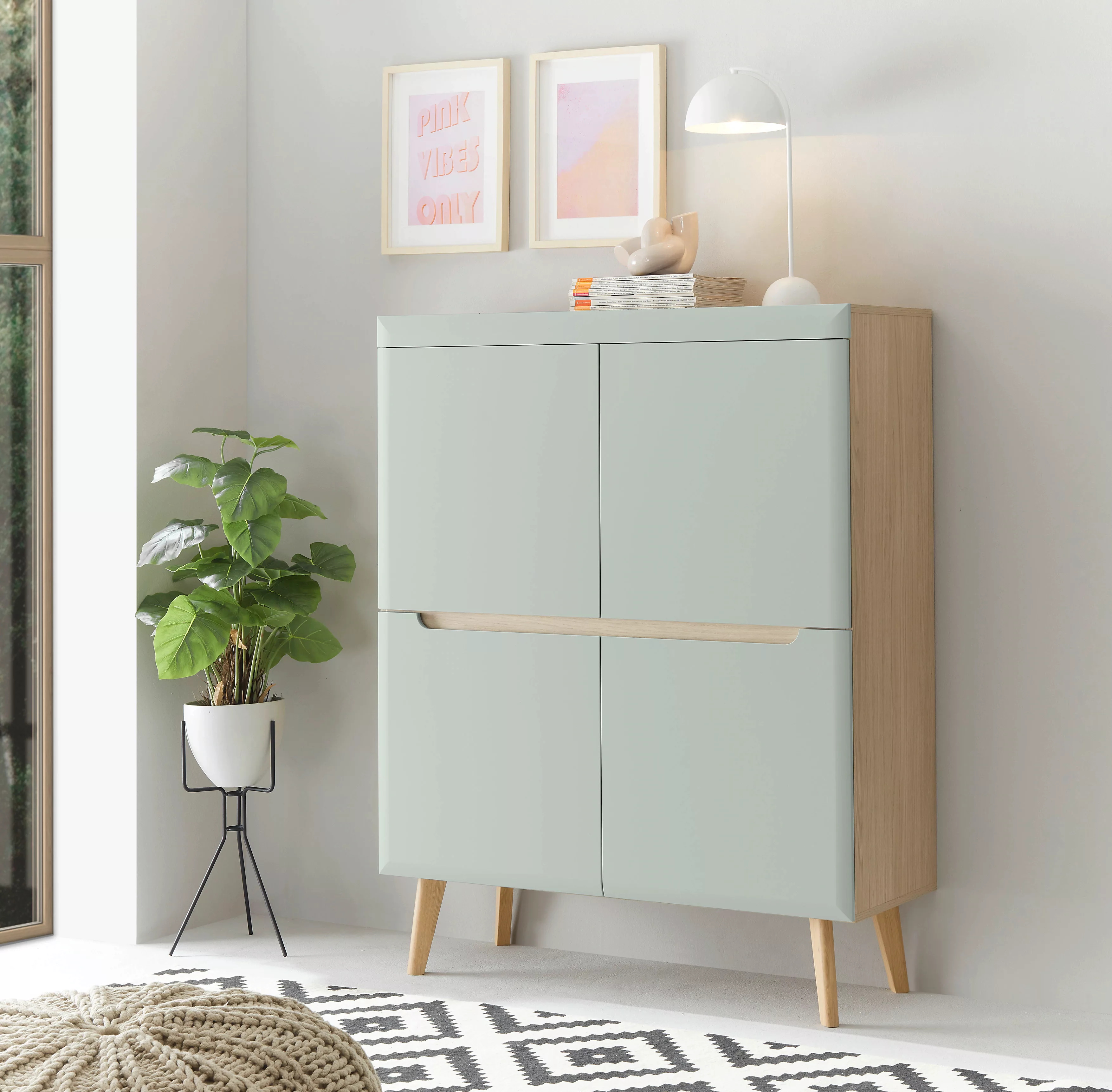 INOSIGN Highboard "Torge, Kommode, Schrank, Sideboard, Anrichte, Mehrzwecks günstig online kaufen