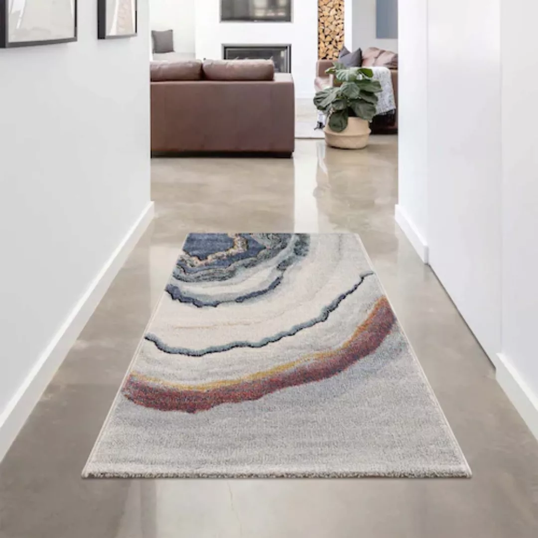 Carpet City Teppich »Mista 2531«, rechteckig, Kurzflor, Multicolor, Weich, günstig online kaufen