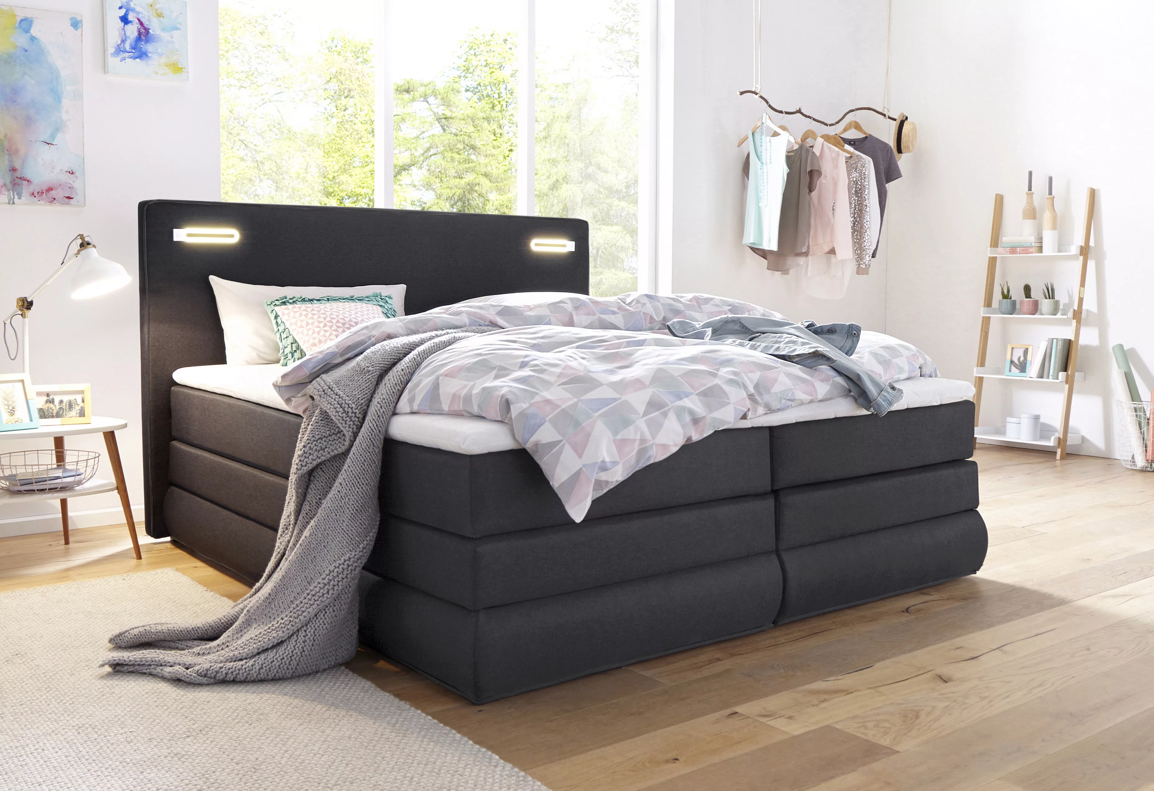 COLLECTION AB Boxspringbett "Ninoni", inkl. Bettkasten, Topper und wahlweis günstig online kaufen