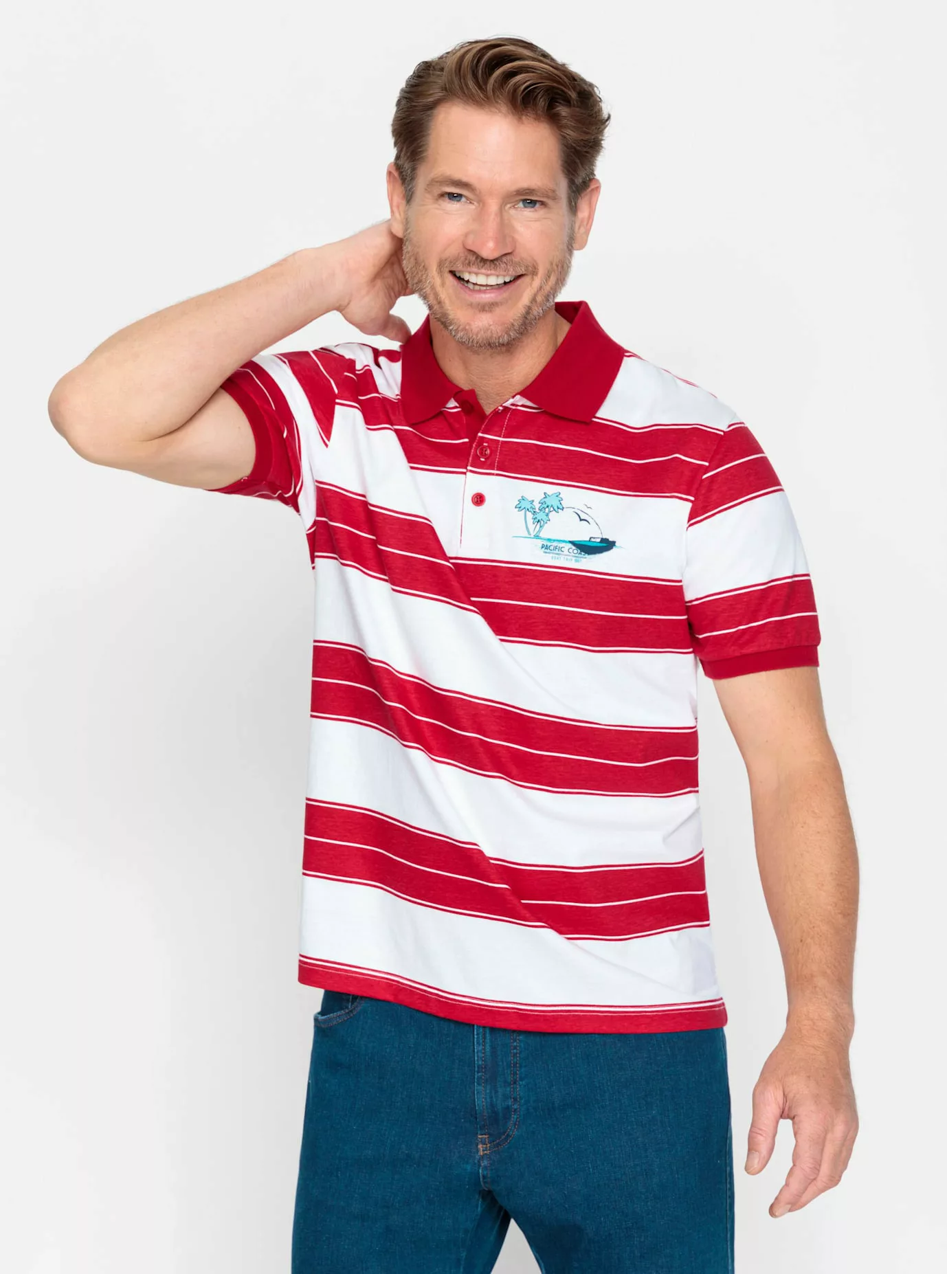 Poloshirt "Kurzarm-Poloshirt" günstig online kaufen