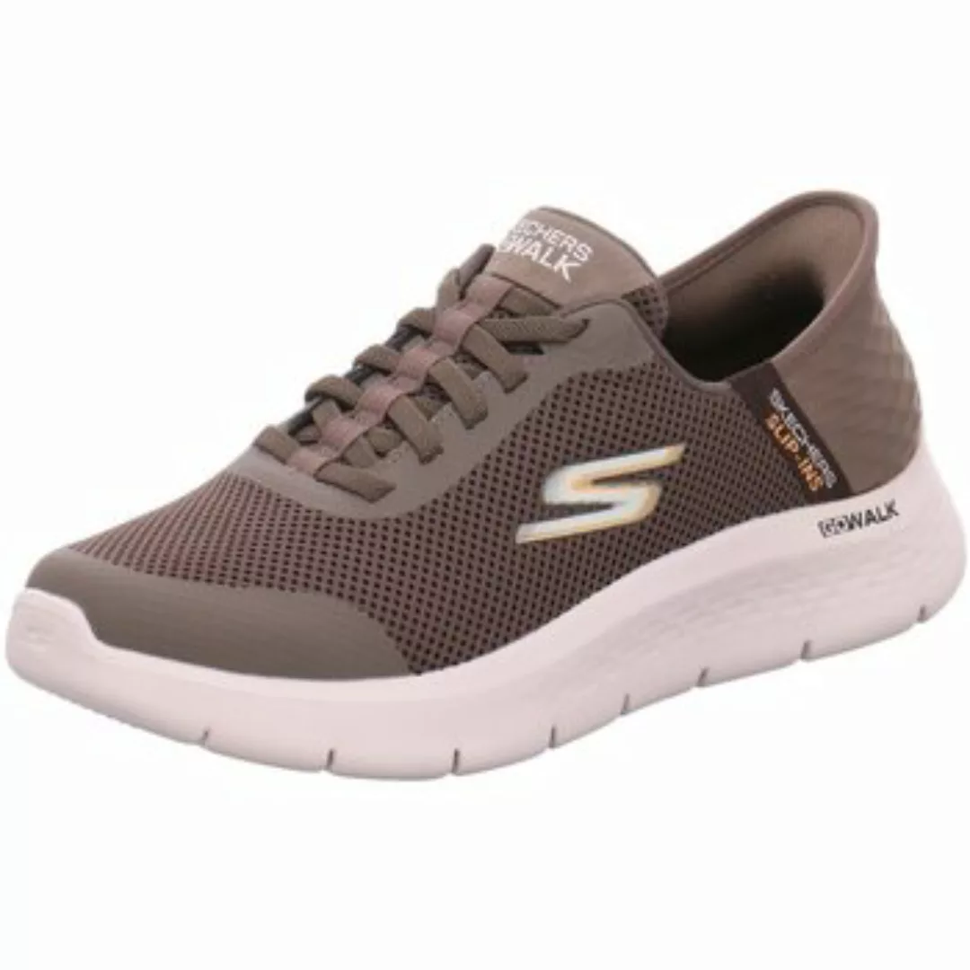 Skechers  Herrenschuhe Slipper GO WALK FLEX - HANDS UP 216324 BRN günstig online kaufen