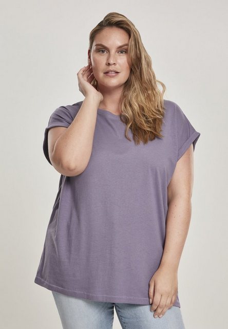 URBAN CLASSICS T-Shirt Urban Classics Damen Ladies Off Shoulder Rib Tee (1- günstig online kaufen