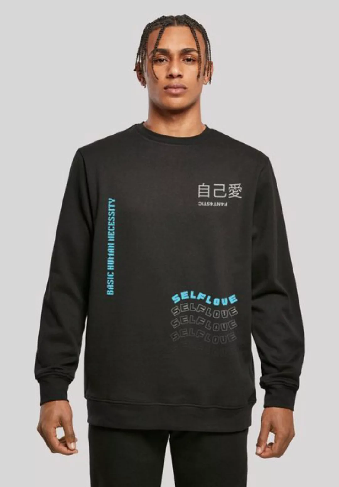 F4NT4STIC Kapuzenpullover Self Love CREWNECK Print günstig online kaufen