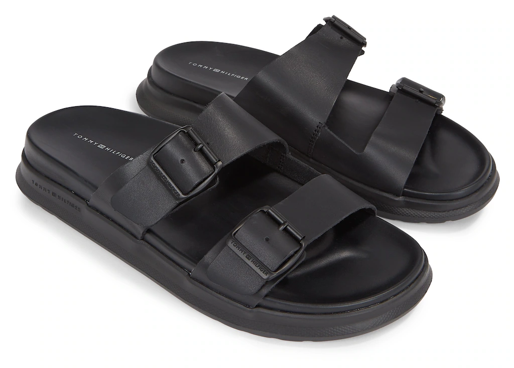 Tommy Hilfiger Pantolette "D DENSITY HILFIGER BUCKLE SANDAL", Sommerschuh, günstig online kaufen