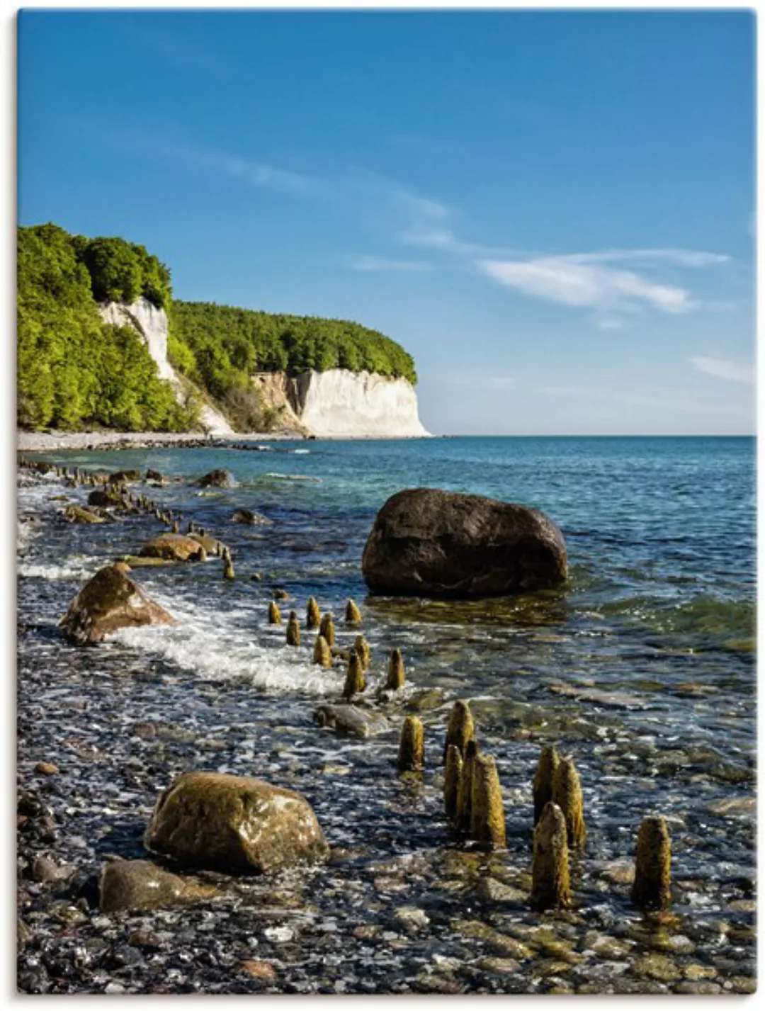 Artland Leinwandbild »Ostseeküste auf der Insel Rügen I«, Küste, (1 St.), a günstig online kaufen