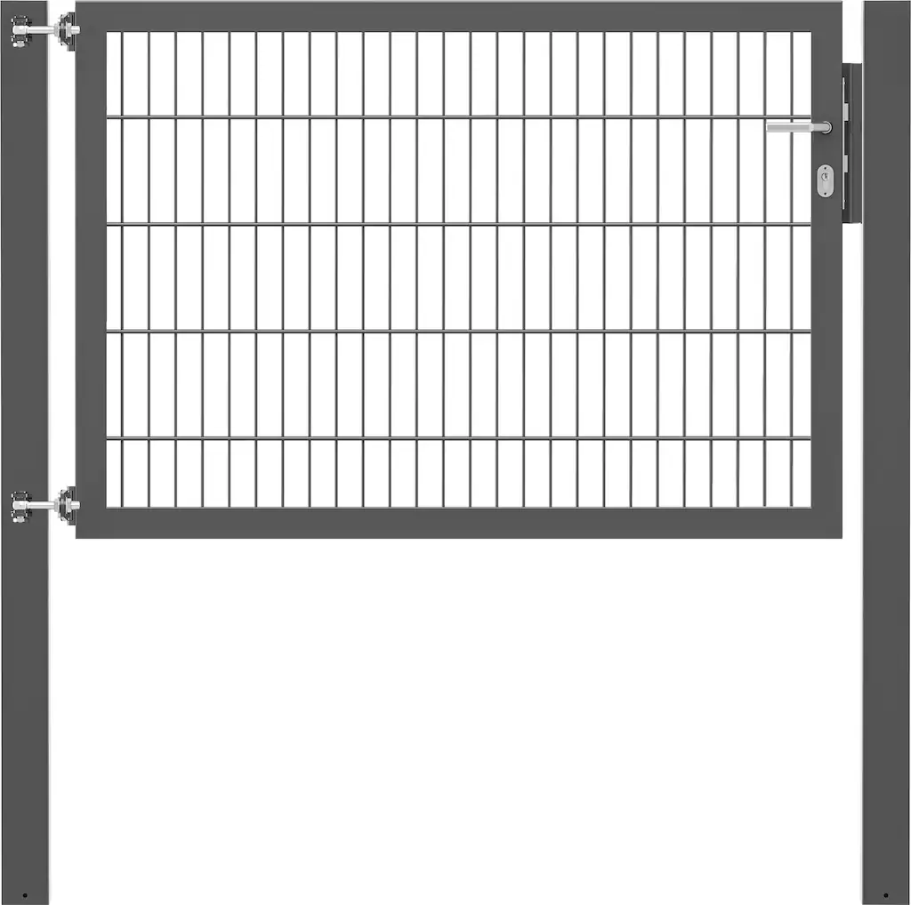 Einzeltor Flexo Plus 150 cm x 100 cm Pfosten 100 cm x 100 cm Anthrazit günstig online kaufen