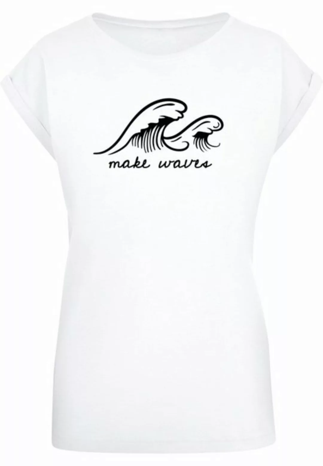 Merchcode T-Shirt Merchcode Damen Ladies Summer - Make waves T-Shirt (1-tlg günstig online kaufen