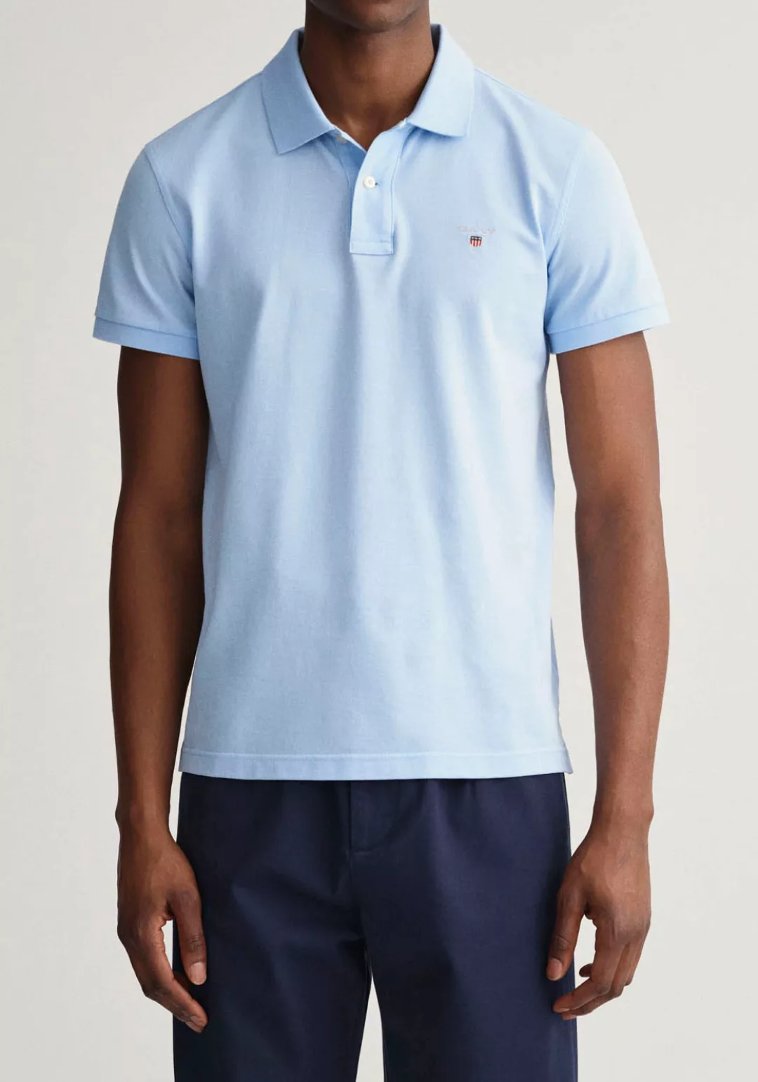 Gant Poloshirt REGULAR ORIGINAL PIQUE SS RUGGER mit Knopfleiste am Ausschni günstig online kaufen