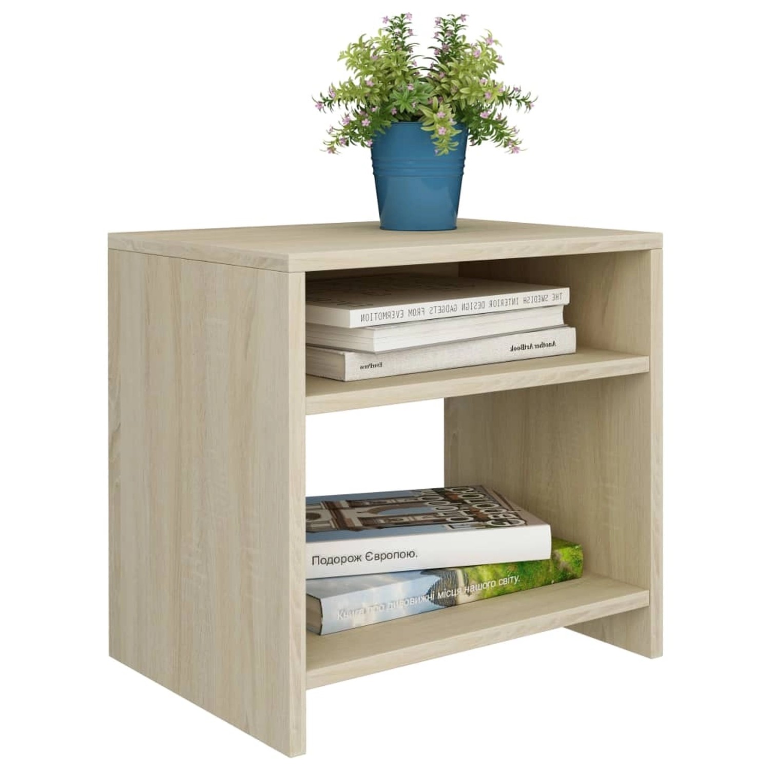 vidaXL Nachttische 2 Stk Sonoma Eiche 40x30x40 cm Holzwerkstoff günstig online kaufen