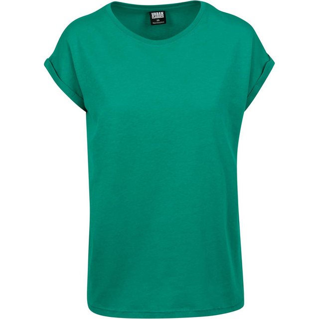 URBAN CLASSICS Kurzarmshirt "Urban Classics Damen Ladies Extended Shoulder günstig online kaufen