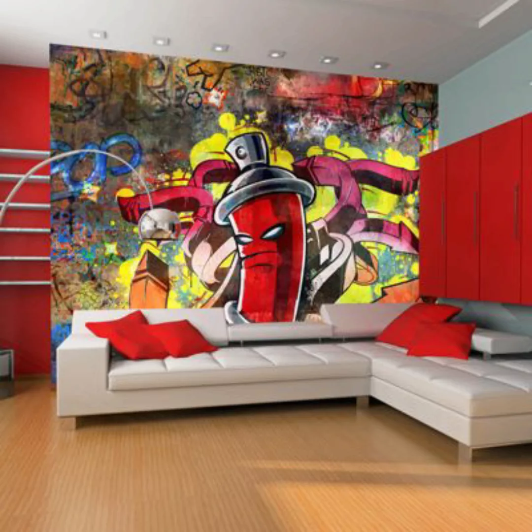artgeist Fototapete Graffiti monster mehrfarbig Gr. 400 x 309 günstig online kaufen